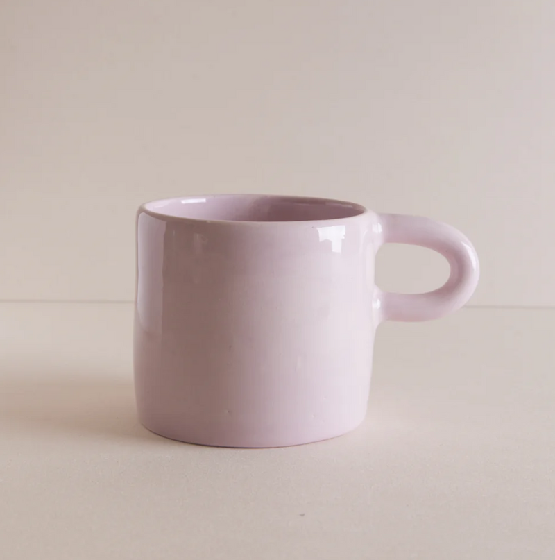 Taza "L" rosa